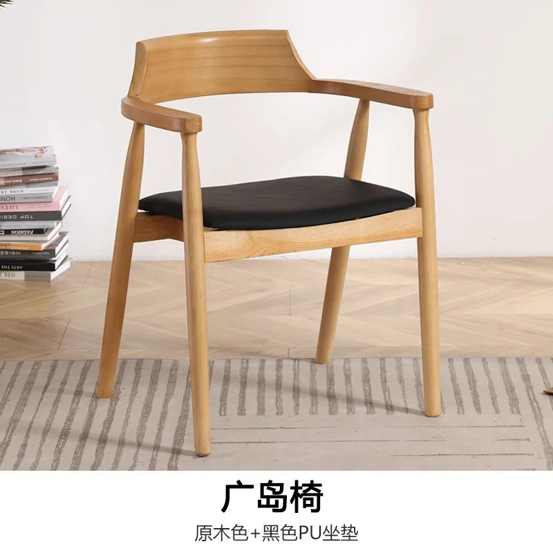 Arm Vanity Dining Cairh Nordic Salon Modern Ergonomic Dining Cairh Luxury Wood Pink Mesas De Restaurante Kitchen Furniture